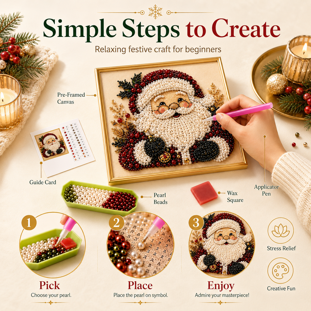 3D Christmas Pearl Kit